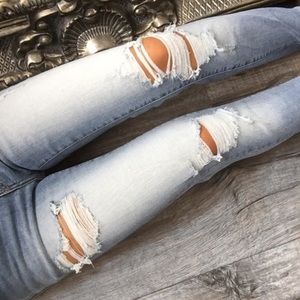 ISO Light Distressed Denim